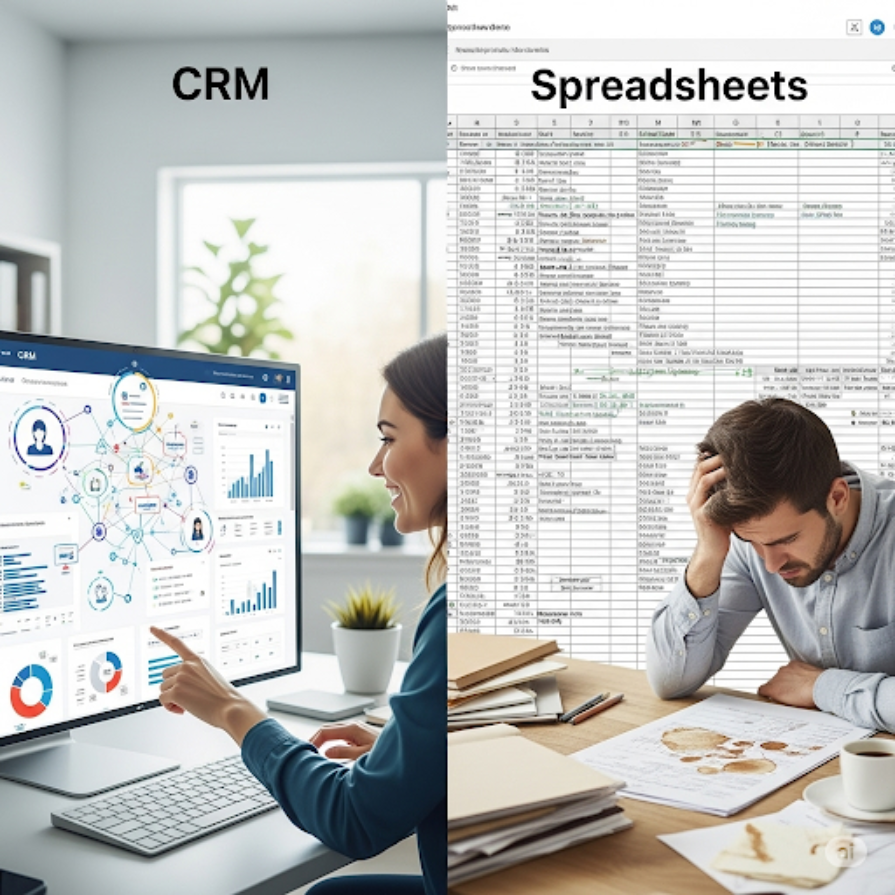 CRM vs Spreadsheets